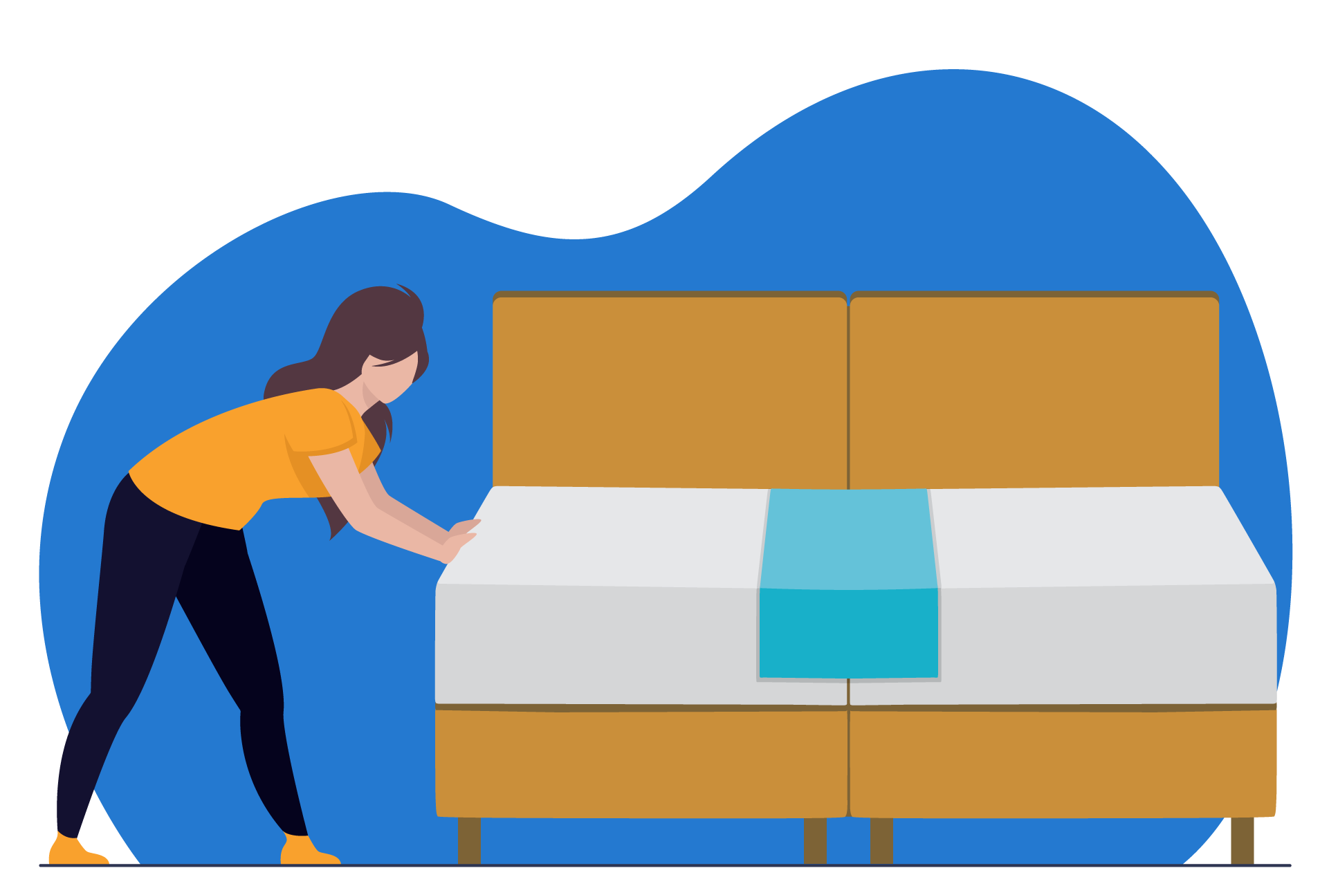 matelas simple pour couple